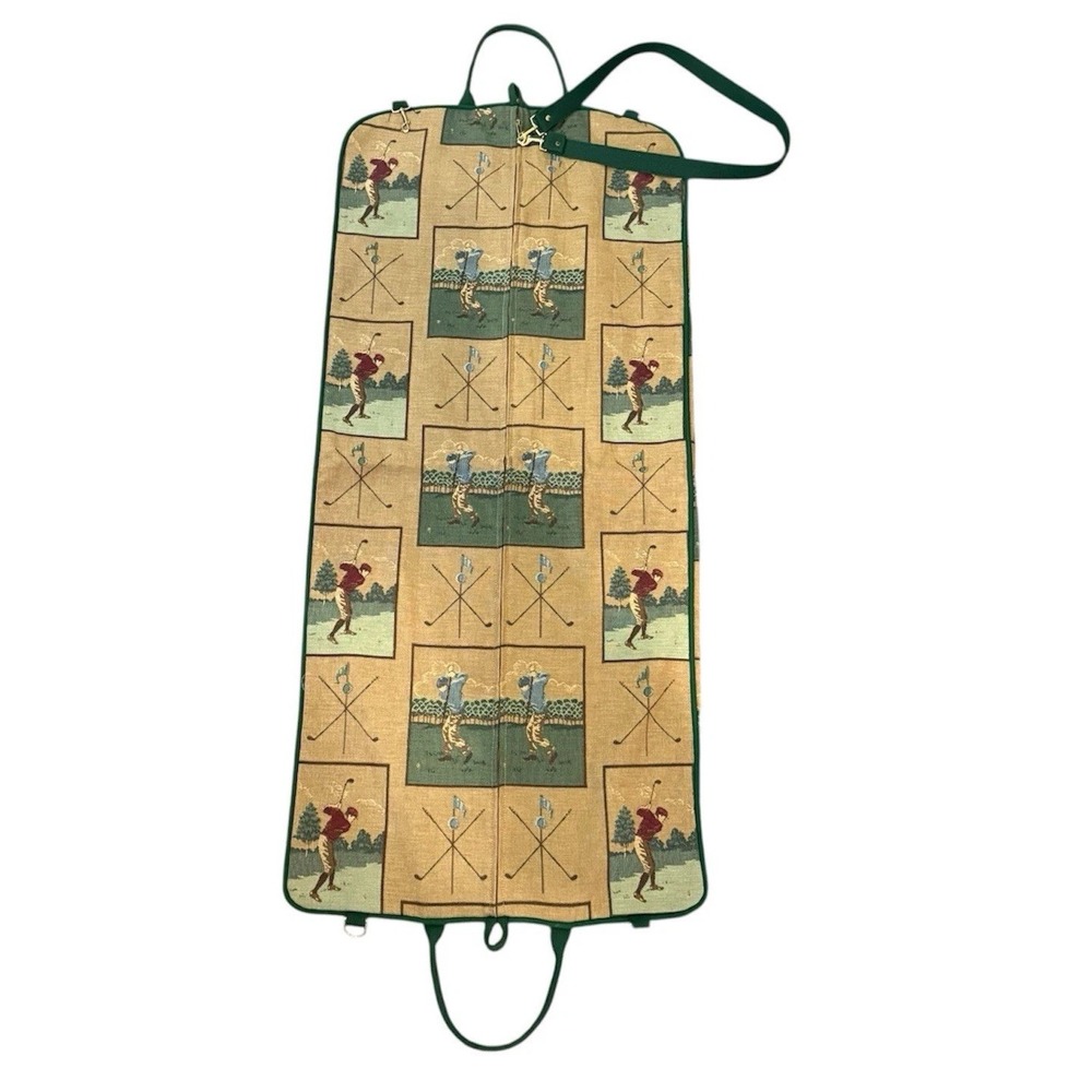 Vintage Golf‎ Garment Wardrobe Travel Bag Golf Enthusiast Vacation Tapestry